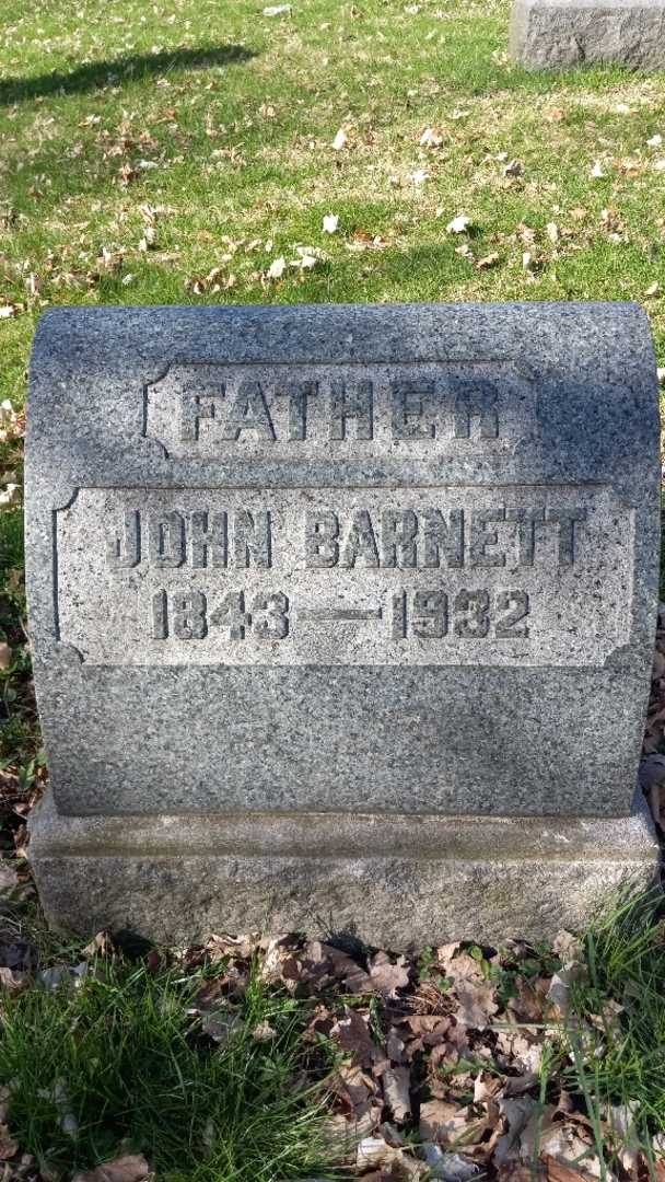 John Barnett's grave. Photo 3
