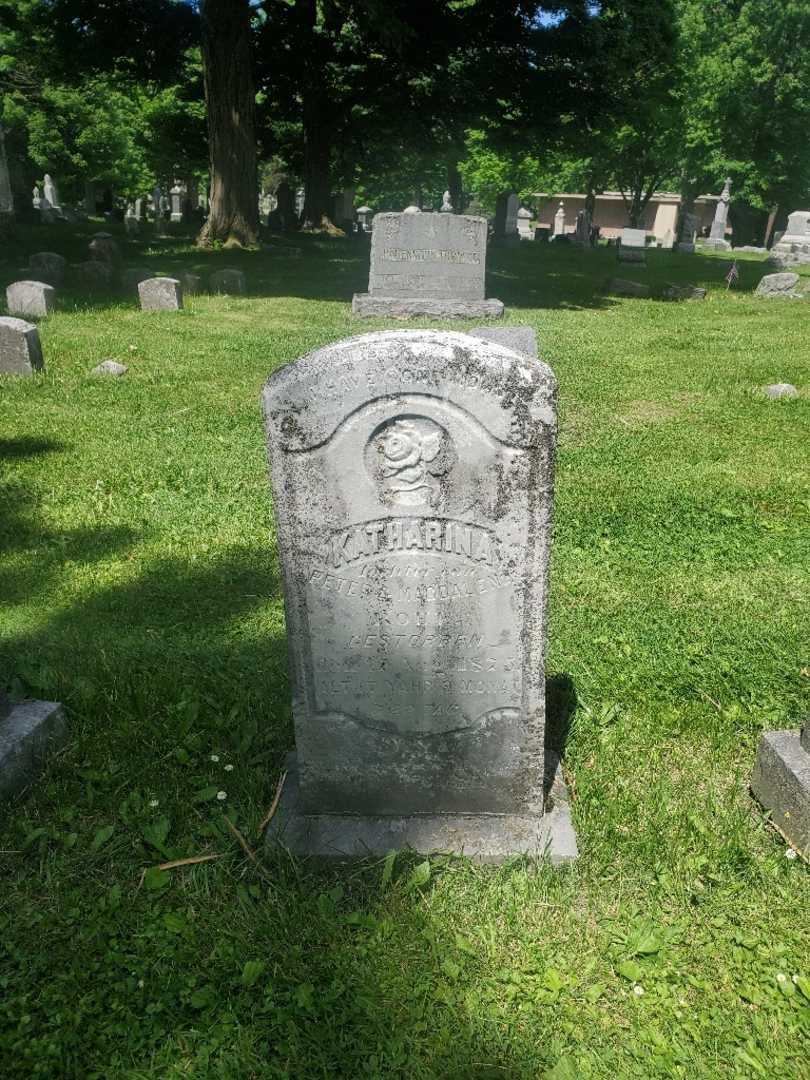 Katharina "Katrina" Rohe's grave. Photo 3