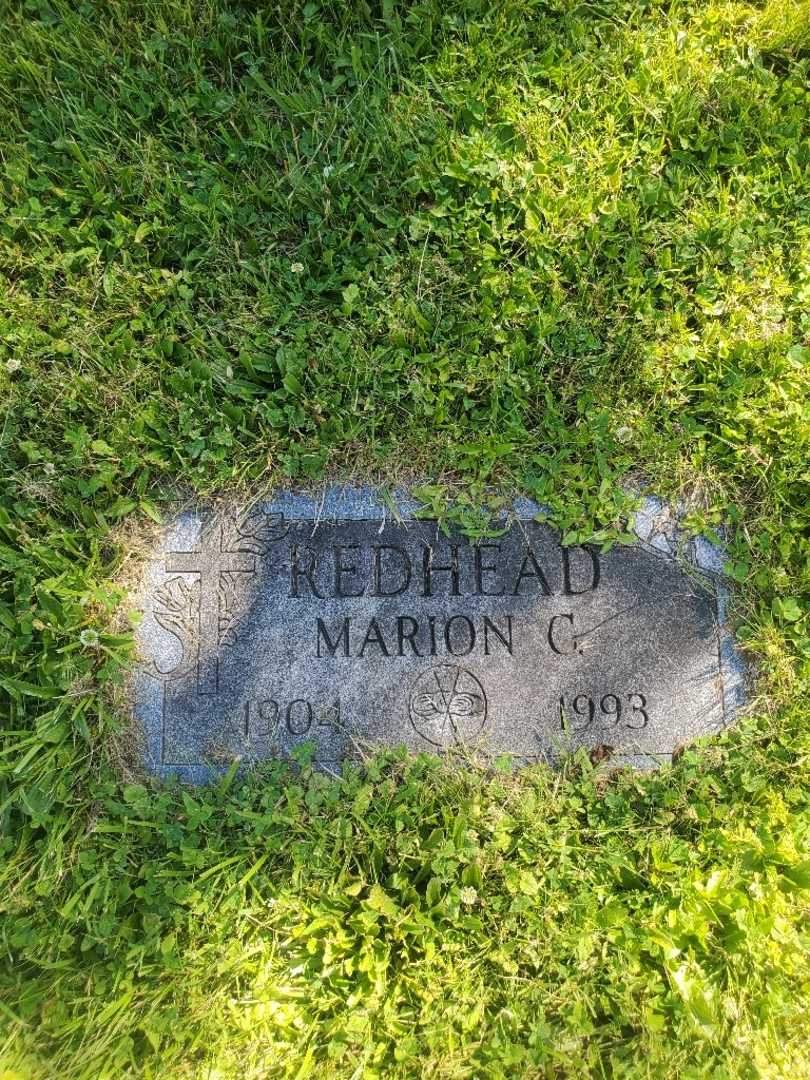 Marion C. Redhead's grave. Photo 3