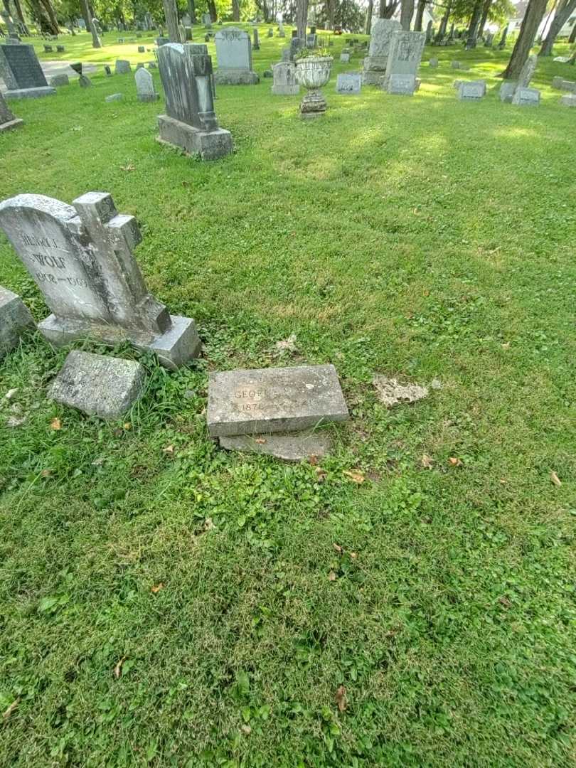 George H. Fox's grave. Photo 1