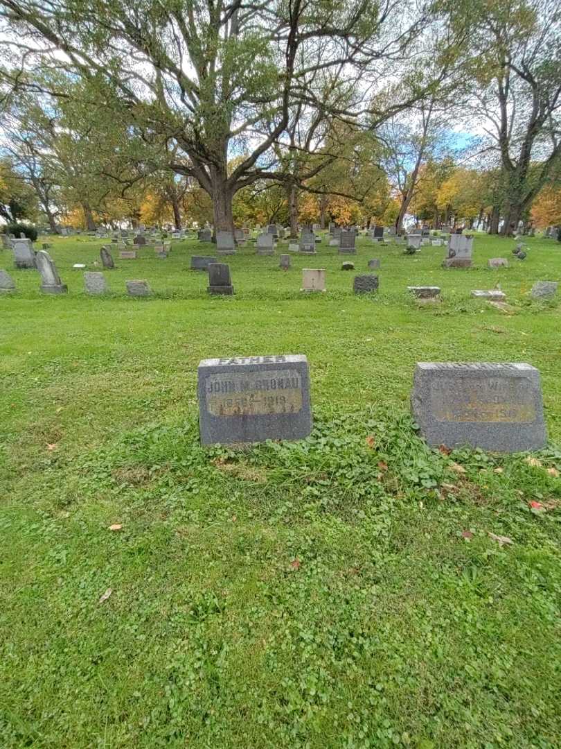 John Michael Gronau's grave. Photo 1