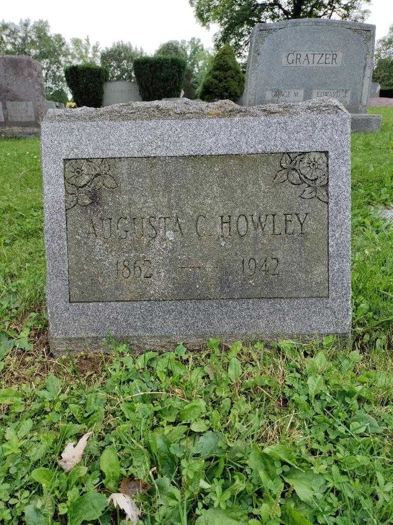 Augusta C. Howley's grave. Photo 2