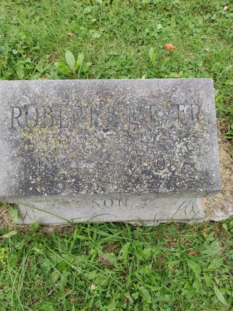 Robert B. Meyer's grave. Photo 2