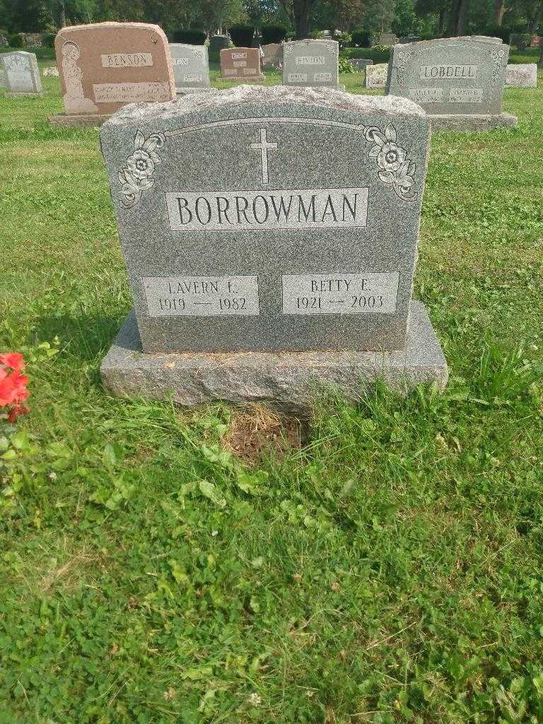 Betty E. Borrowman's grave. Photo 2