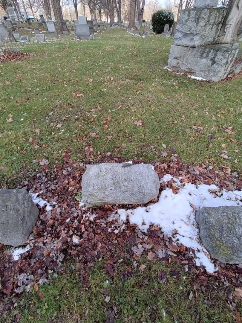 Dorothy J. Carroll's grave. Photo 1