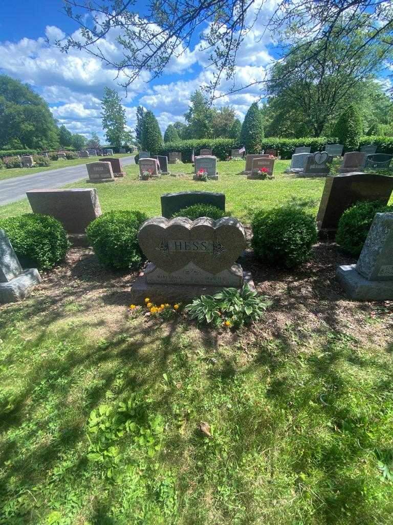 Francis C. Hess's grave. Photo 1