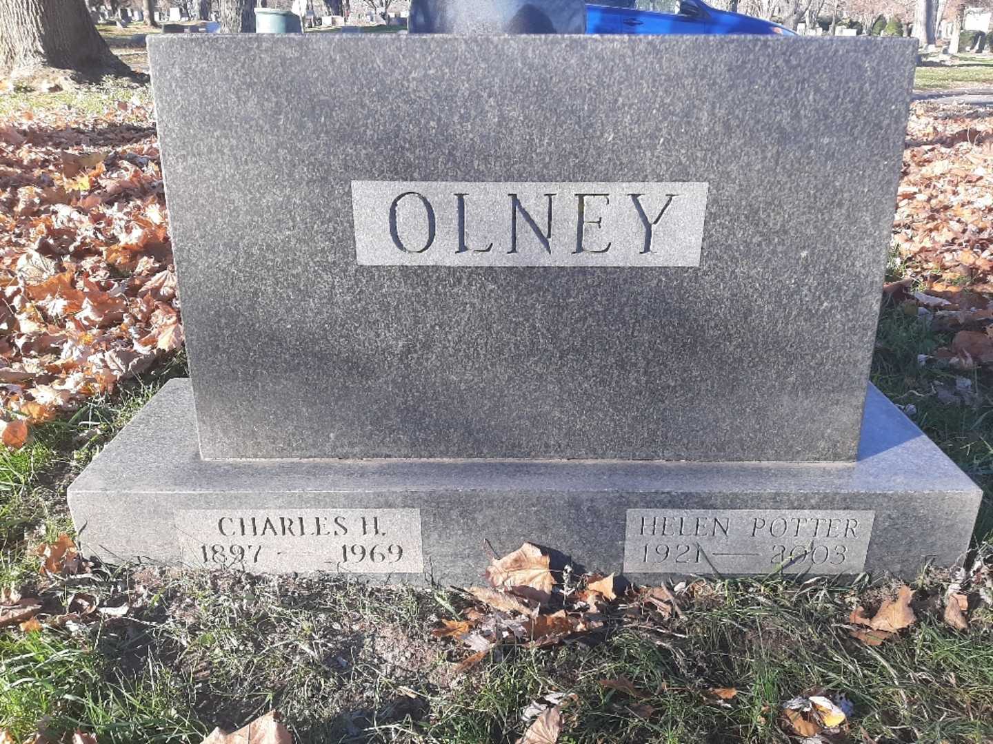 Margaret G. Olney's grave. Photo 2