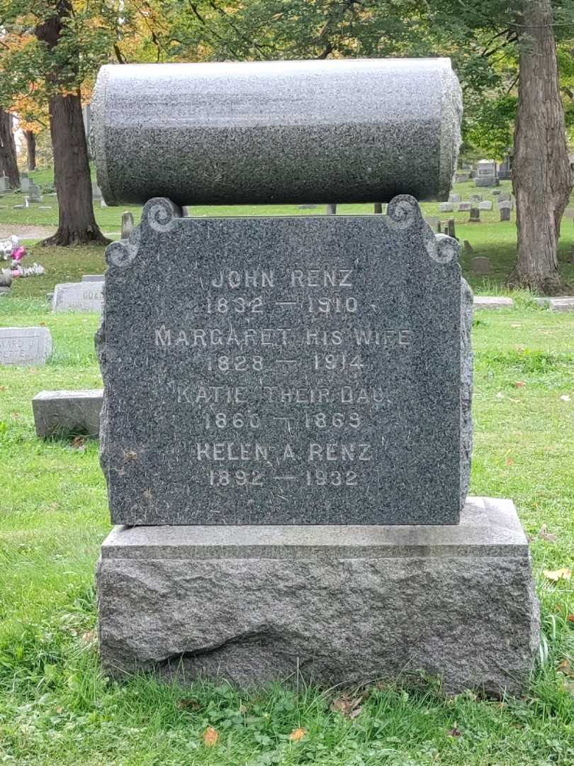 Margaret Renz's grave. Photo 3