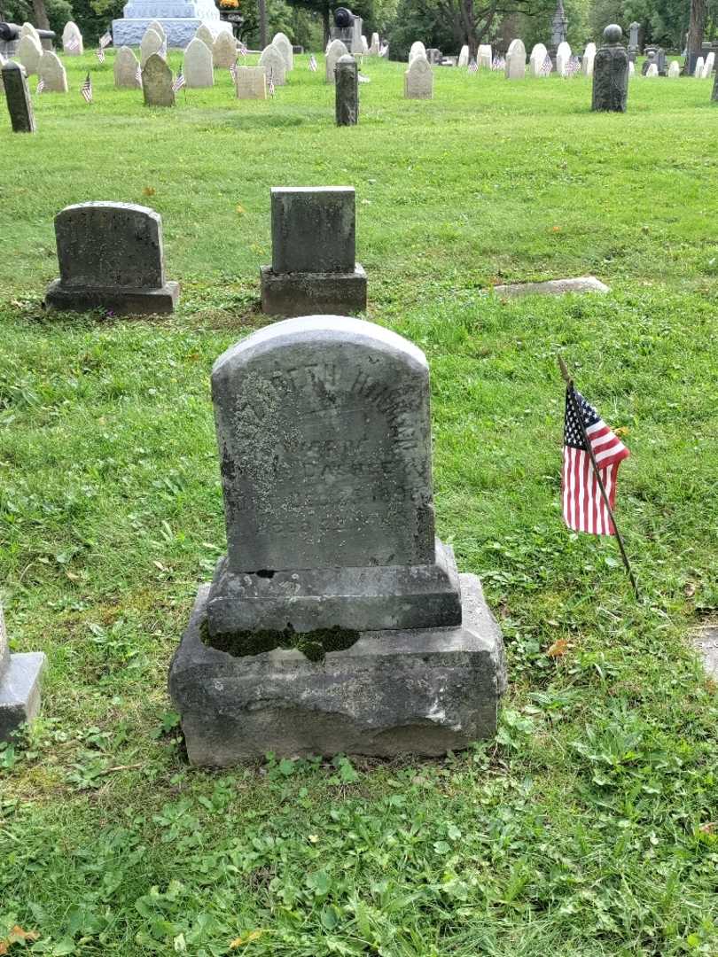 Elizabeth Dashley Hinman's grave. Photo 2