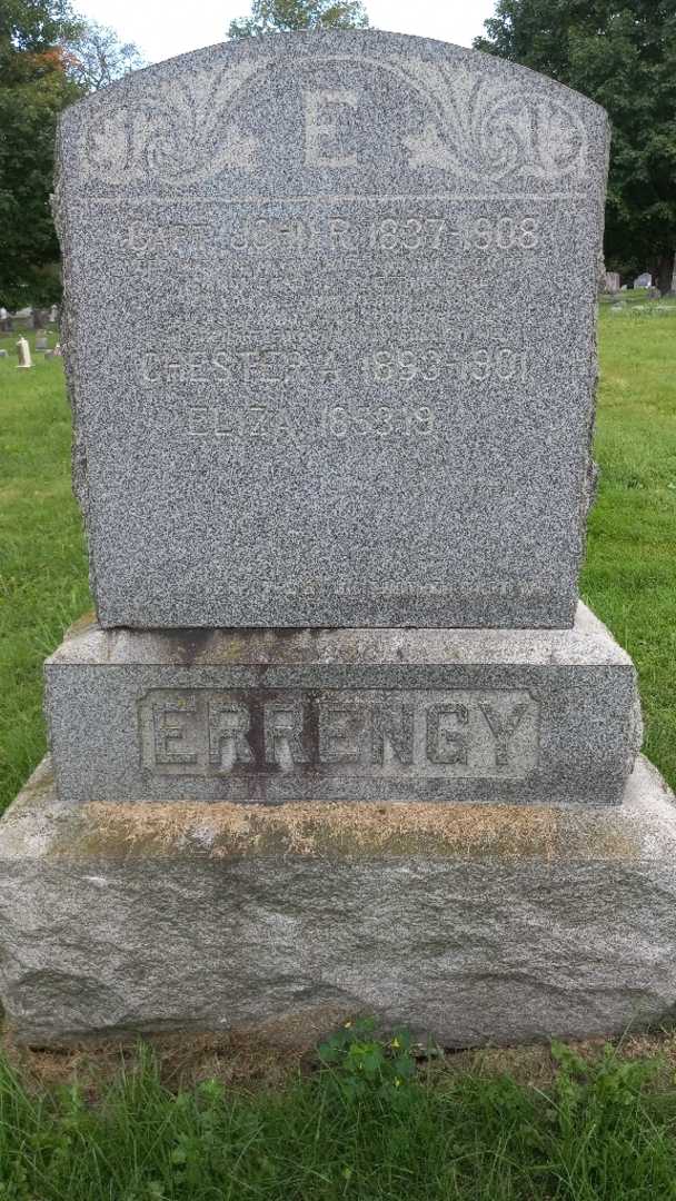 Chester A. Errengy's grave. Photo 3