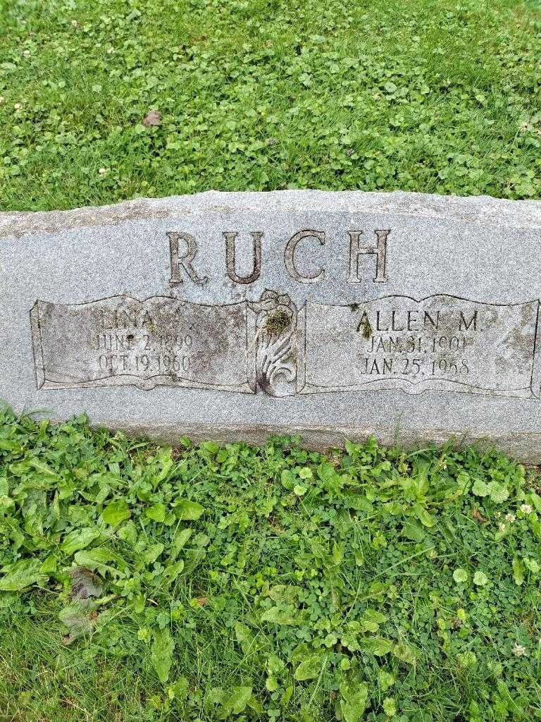 Allen M. Ruch's grave. Photo 3