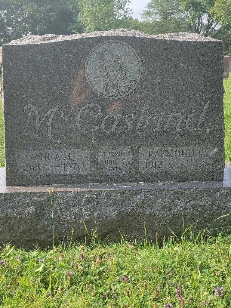 Anna M. McCasland's grave. Photo 3