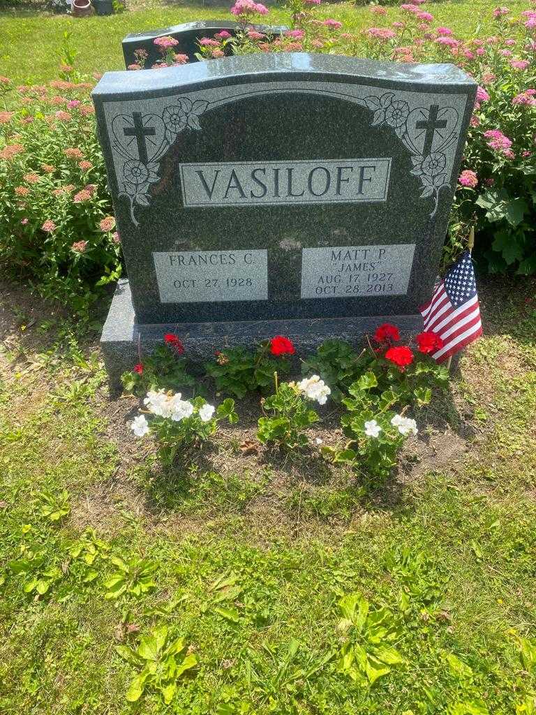 Frances C. Vasiloff's grave. Photo 3