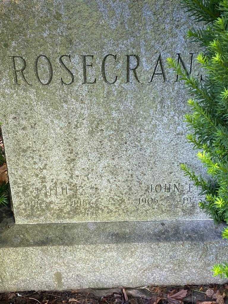 John E. Rosecrans's grave. Photo 3