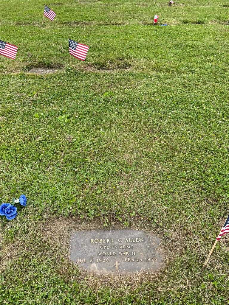 Robert C. Allen's grave. Photo 2