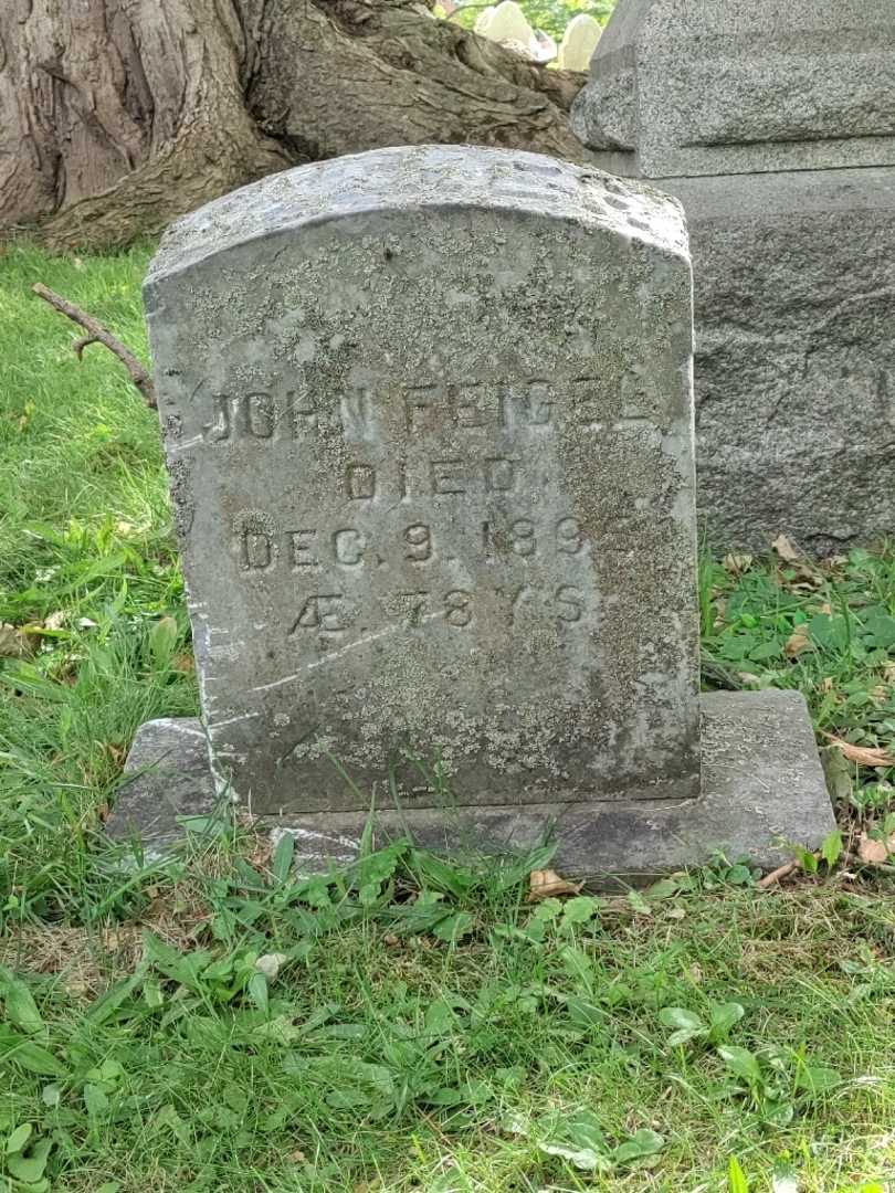 John Feigel's grave. Photo 4