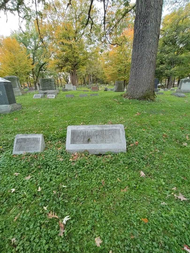 Julius Clark Gillette's grave. Photo 1