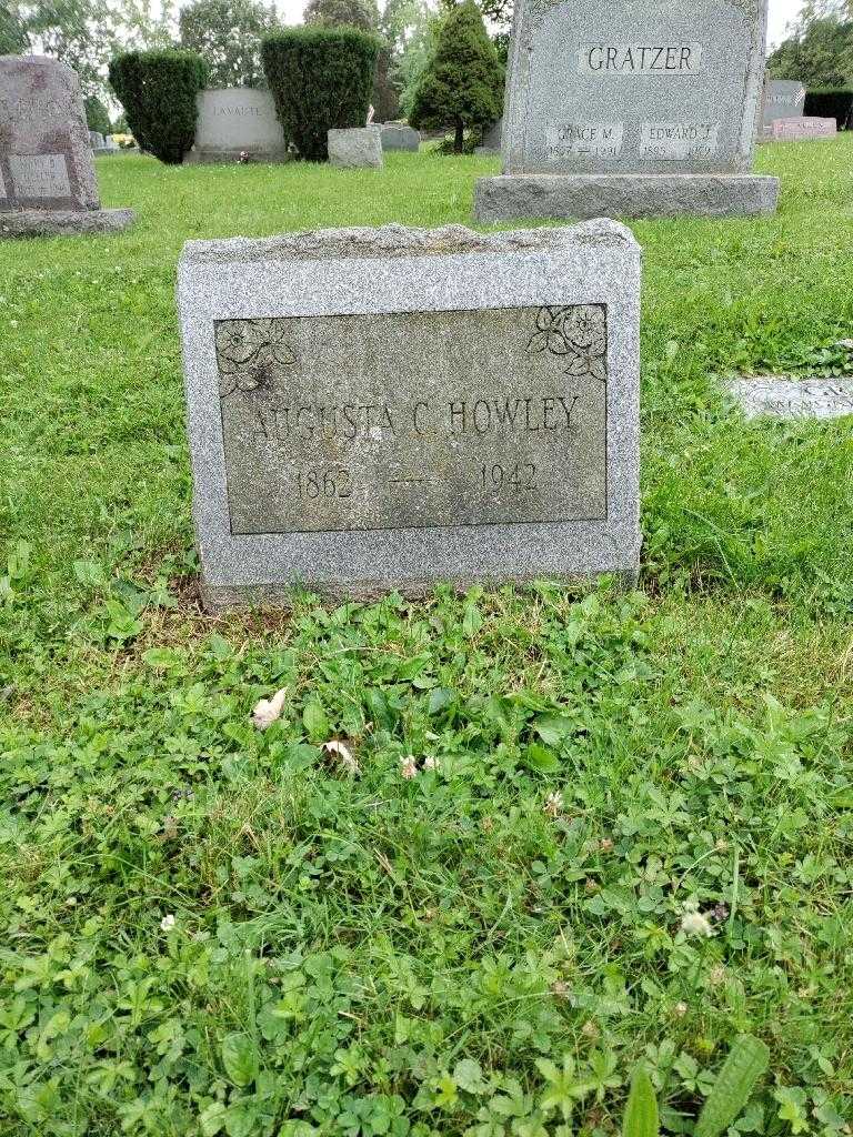 Augusta C. Howley's grave. Photo 3
