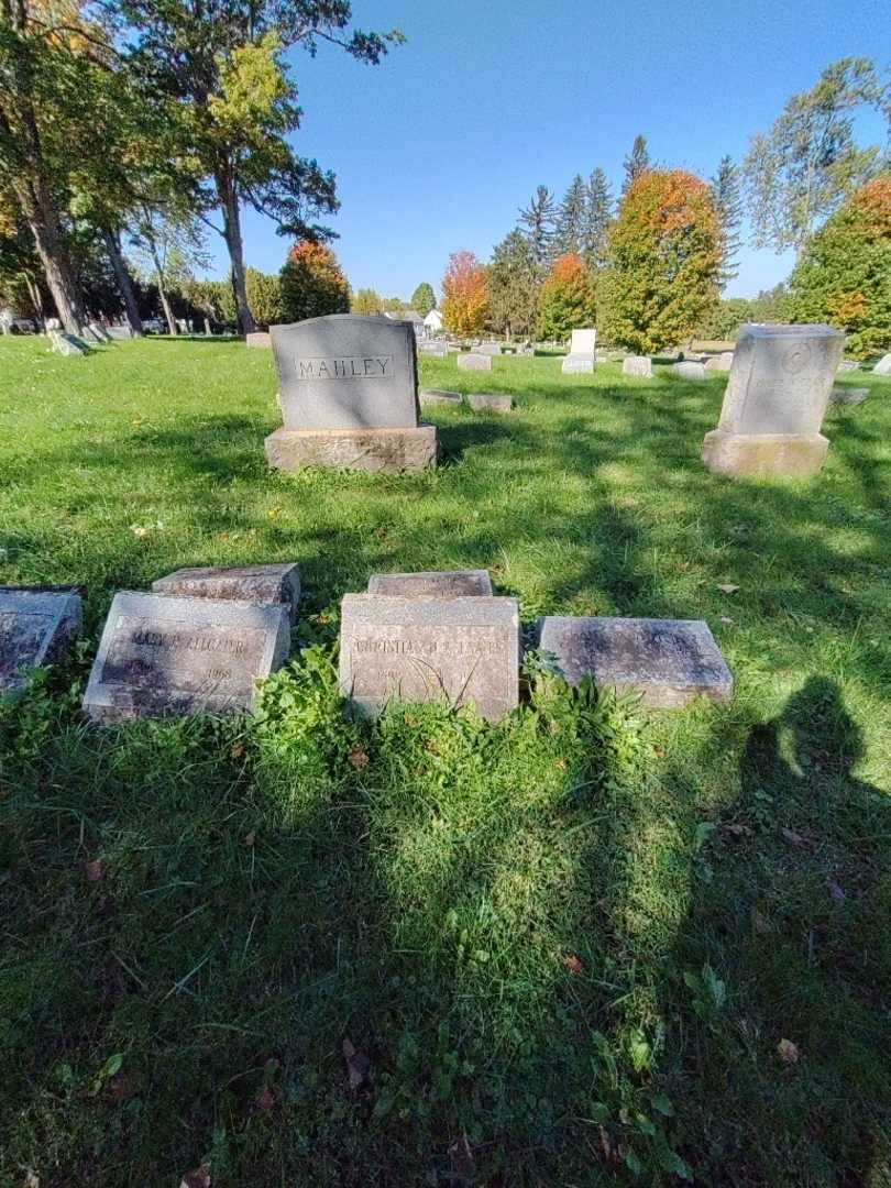 Christian H. Allgaier's grave. Photo 1