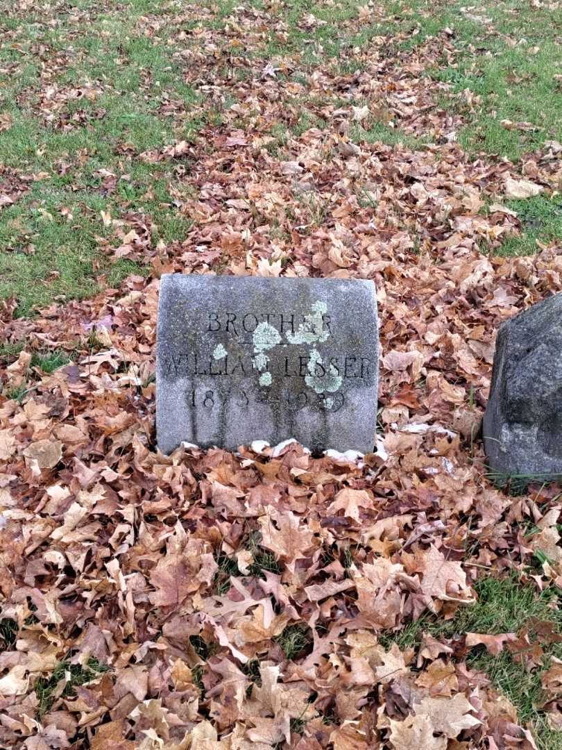 William Lesser's grave. Photo 2