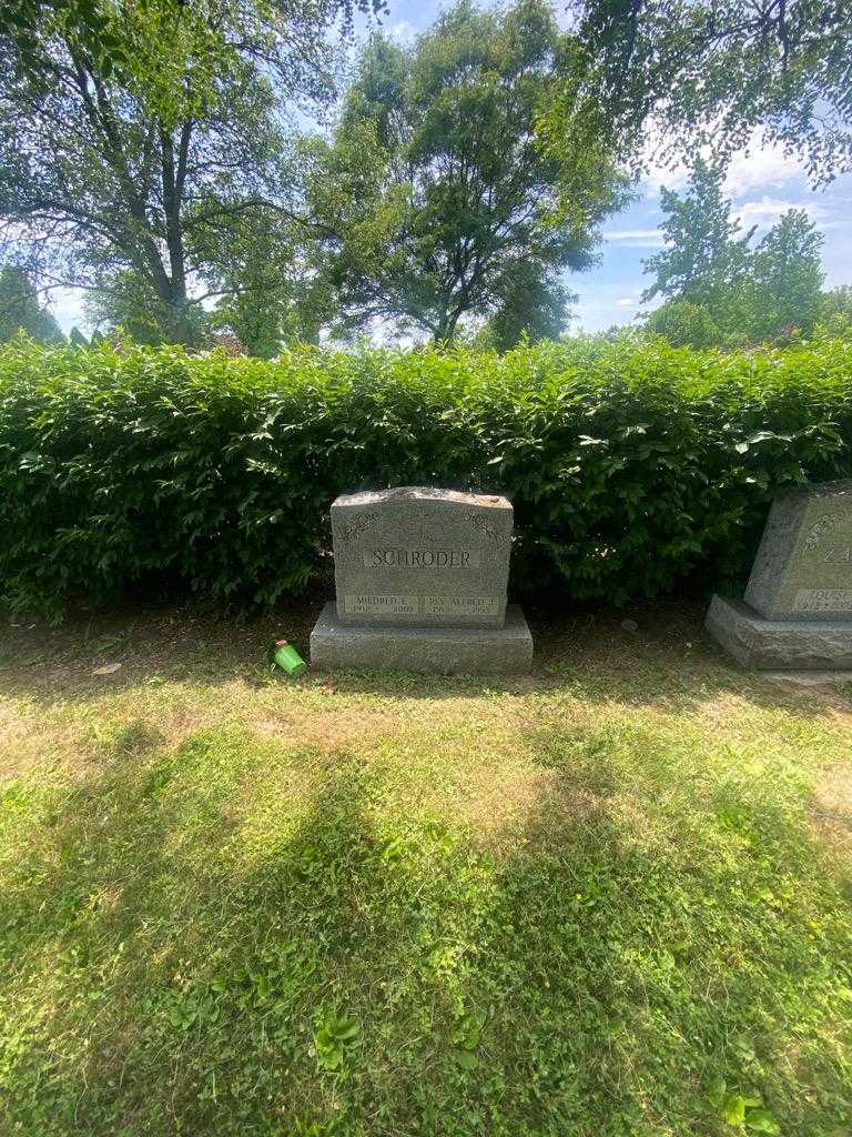 Reverend Alfred J. Schroder's grave. Photo 1