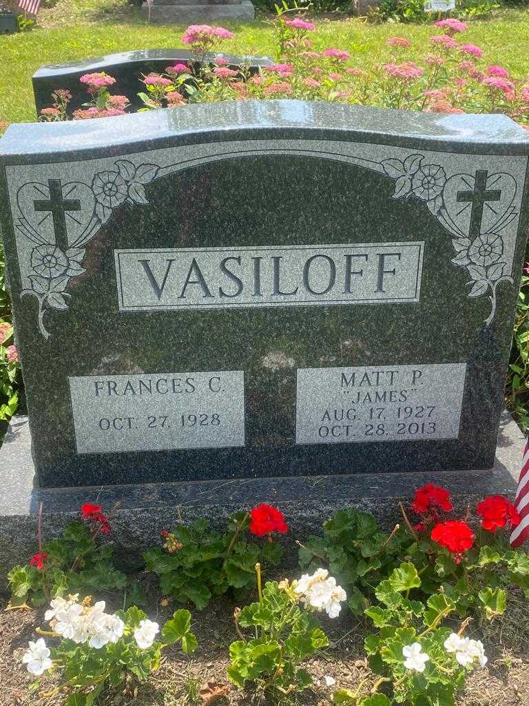 Frances C. Vasiloff's grave. Photo 1