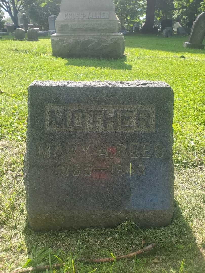 Mary A. Rees's grave. Photo 3