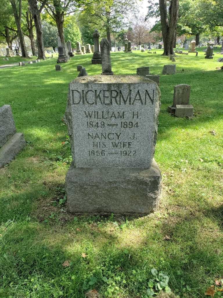 Nancy Jane Dickerman's grave. Photo 2