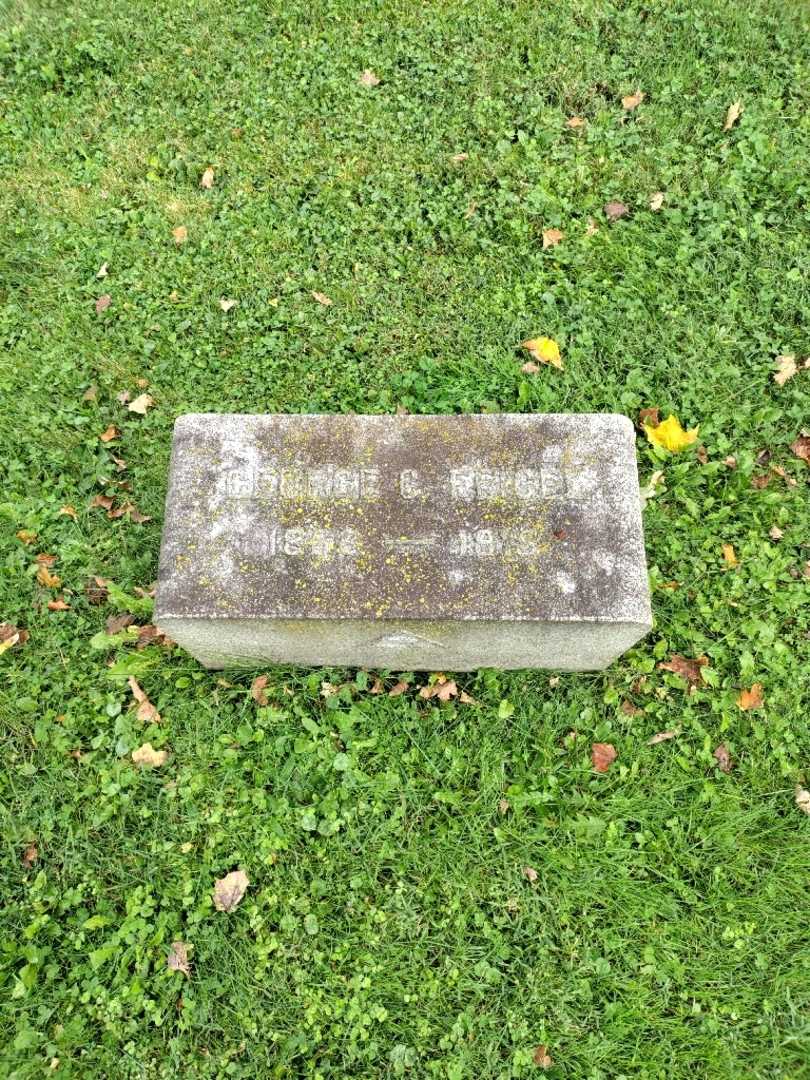 George C. Feigel's grave. Photo 2