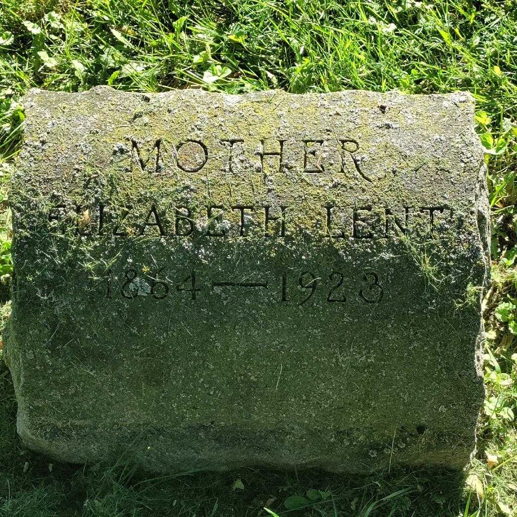 Elizabeth Anna Lent's grave. Photo 3