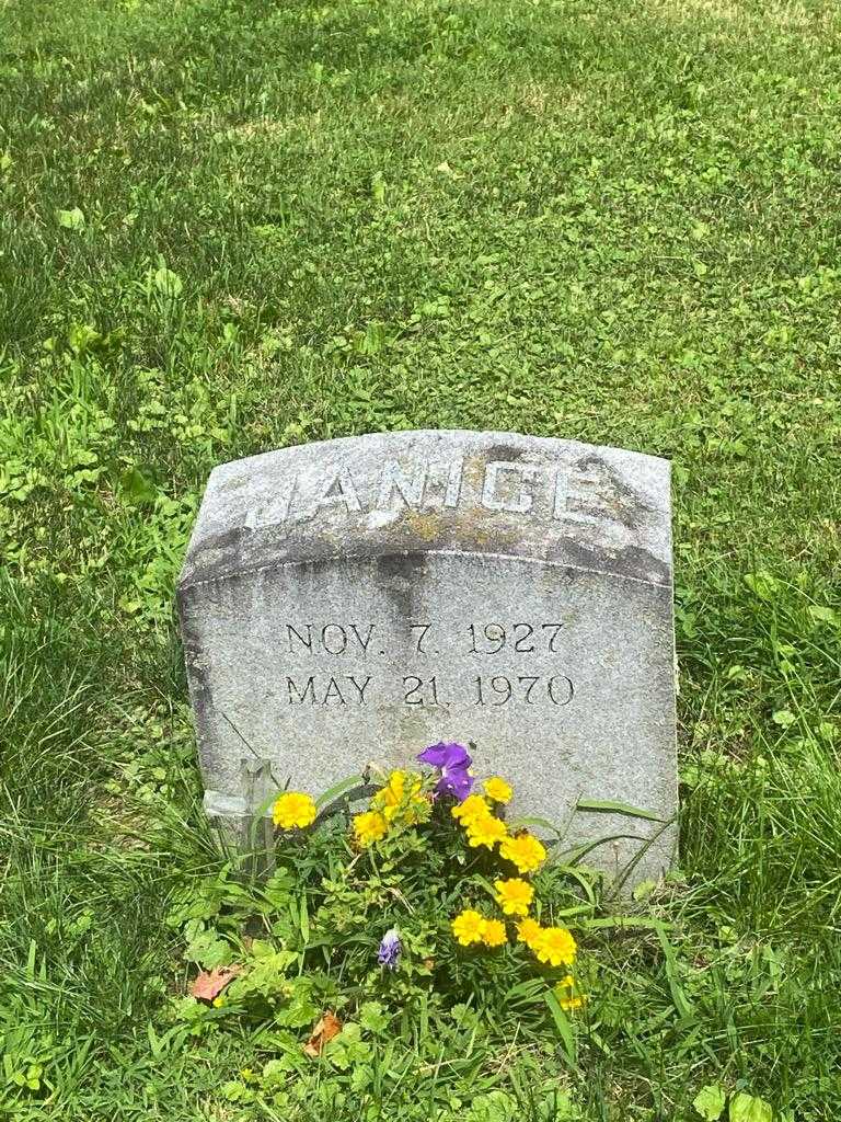 Janice E. Peters's grave. Photo 4