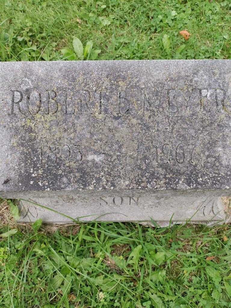 Robert B. Meyer's grave. Photo 3