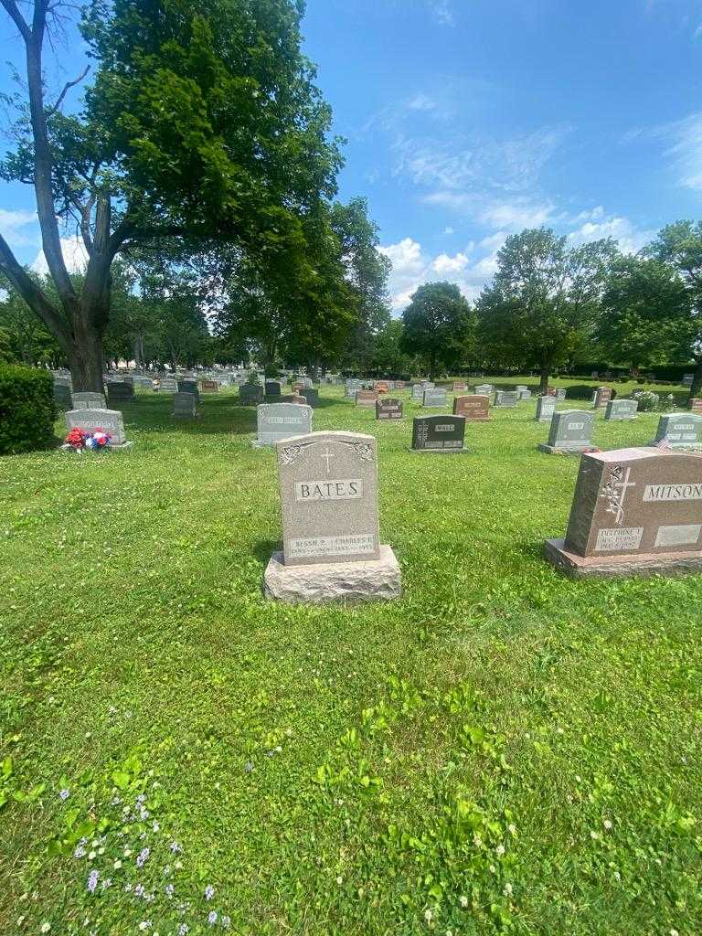 Charles E. Bates's grave. Photo 1