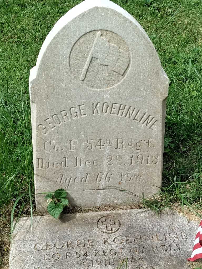 George Koehnline's grave. Photo 3