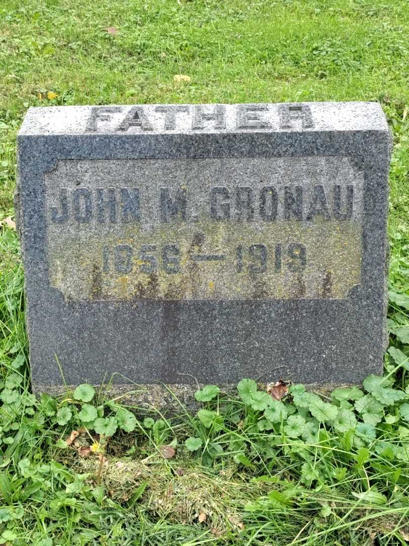 John Michael Gronau's grave. Photo 3