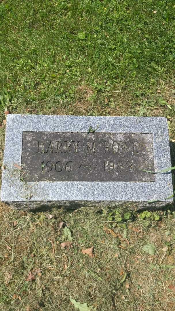 Harry M. Rowe's grave. Photo 4