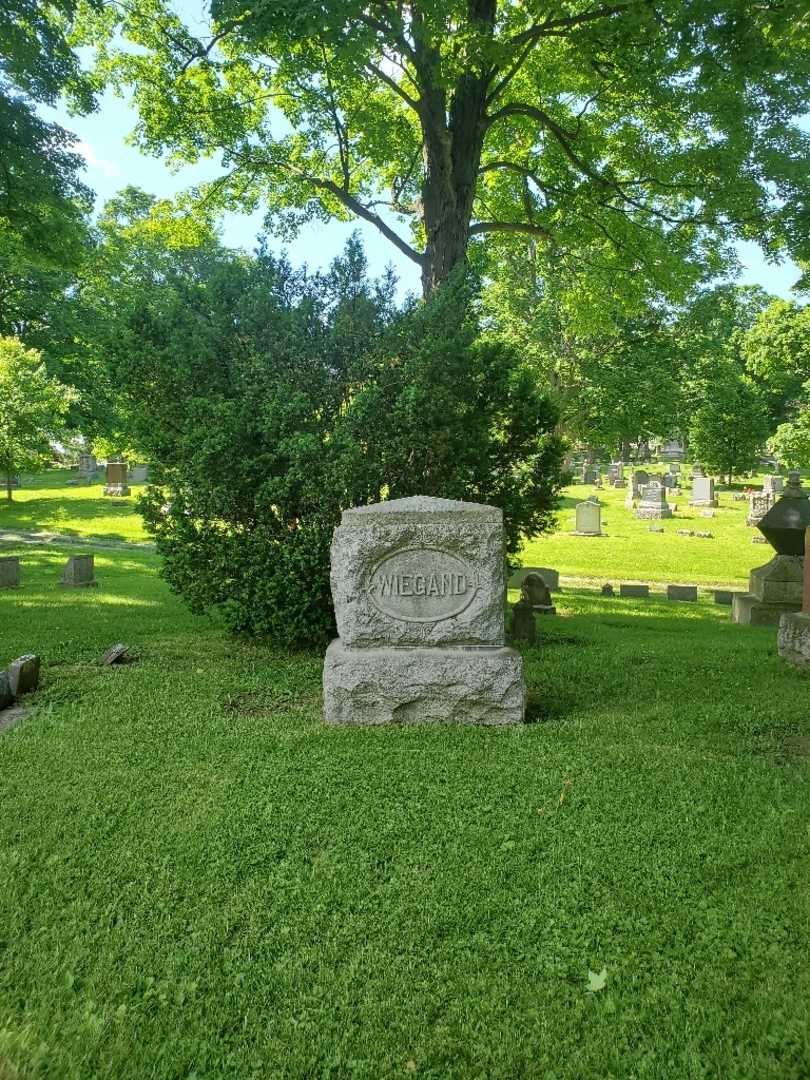 Phoebe M. Wiegand's grave. Photo 2