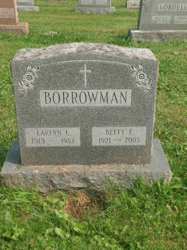 Betty E. Borrowman's grave. Photo 3