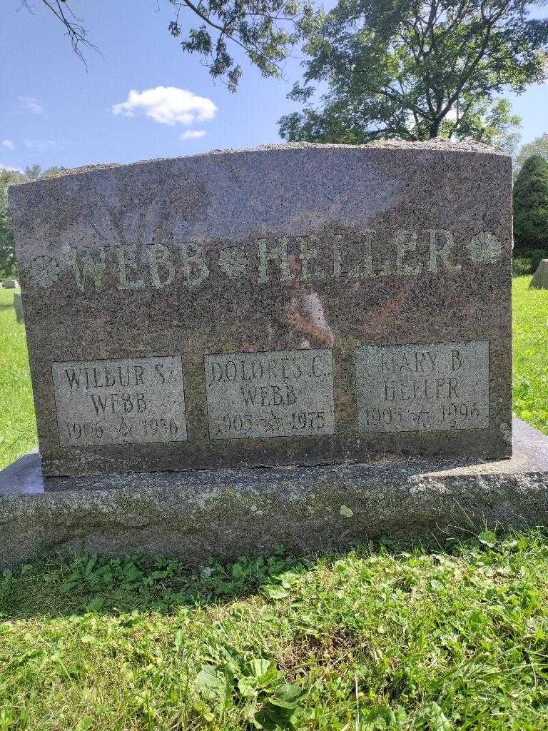 Mary B. Heller's grave. Photo 2