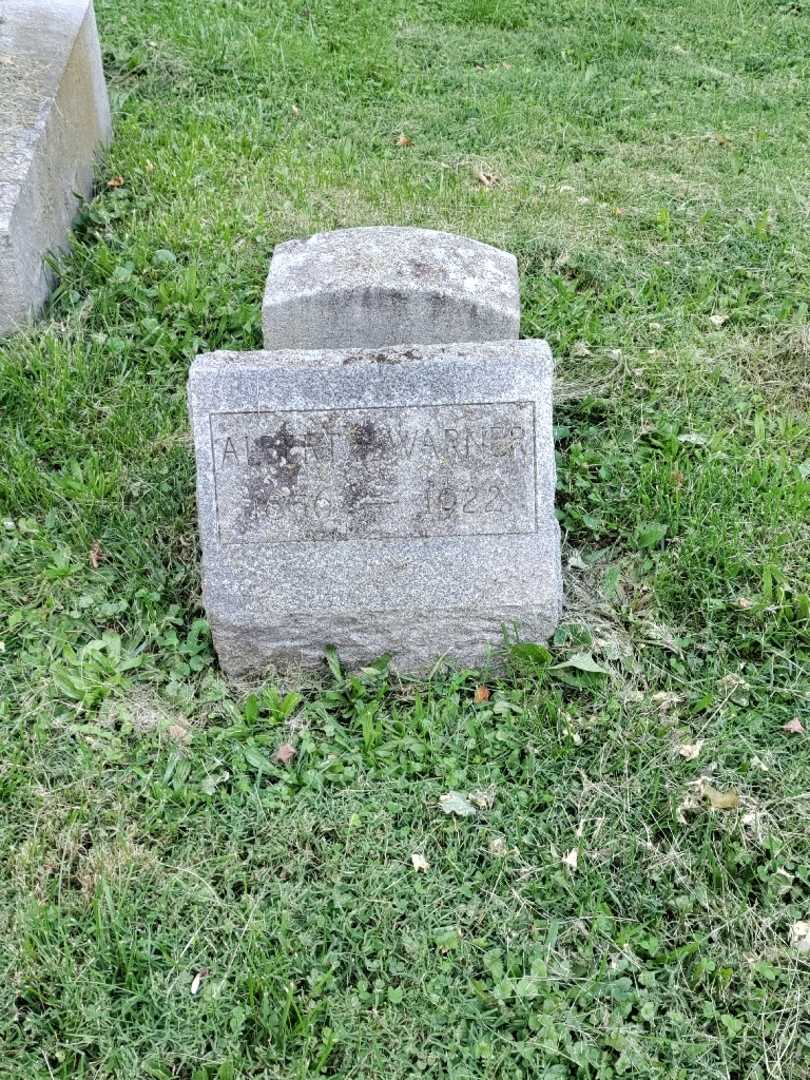 Albert H. Warner's grave. Photo 3