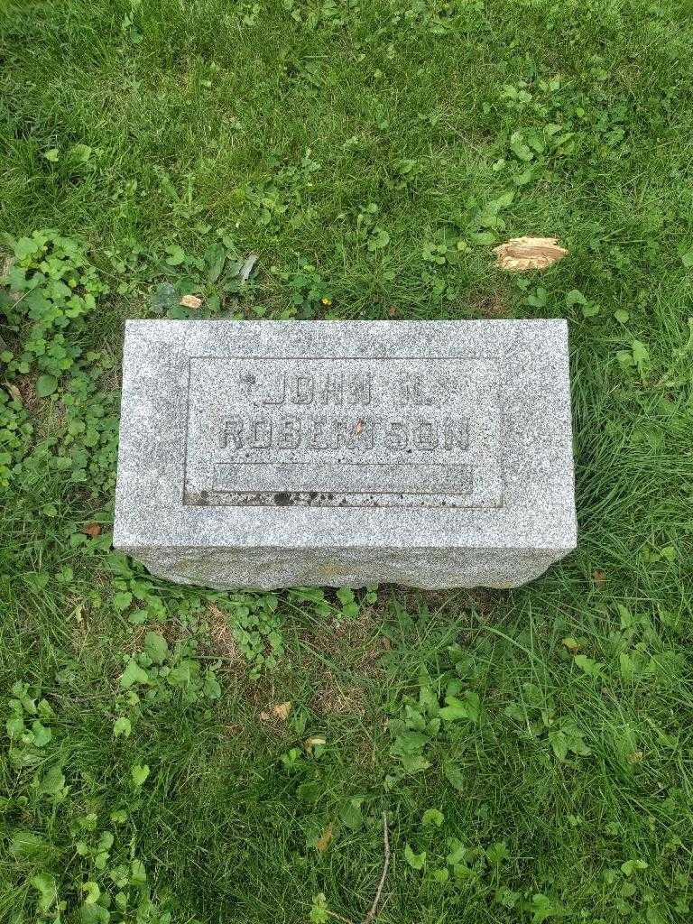 John N. Robertson's grave. Photo 3