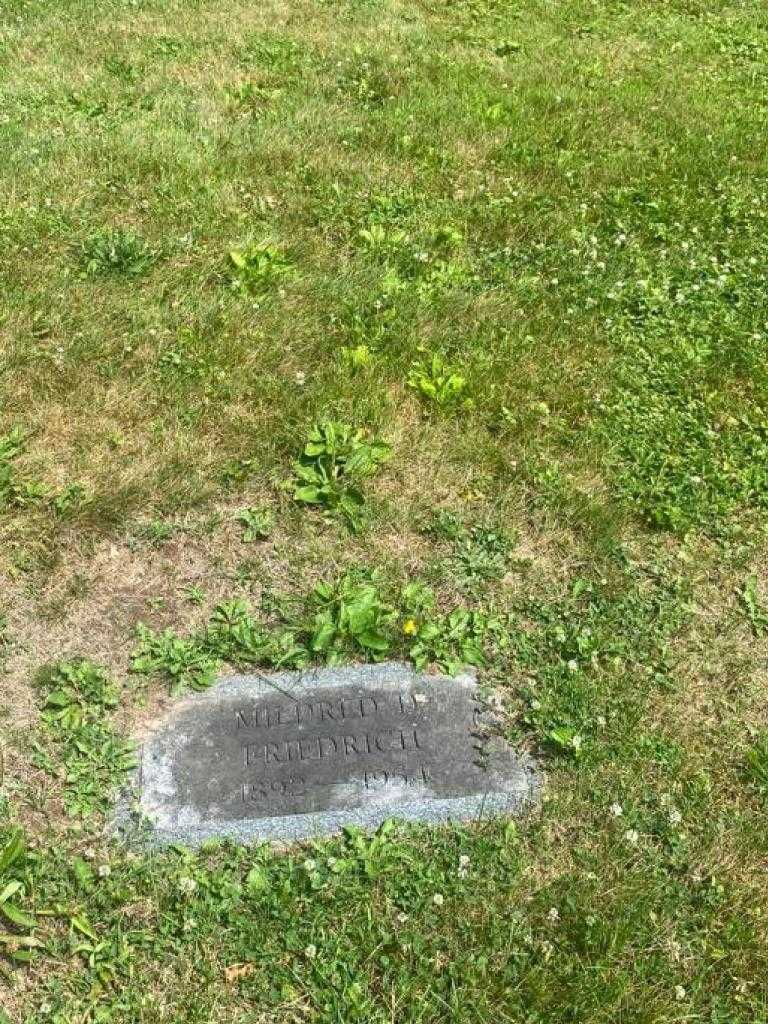 Mildred Dyer Friedrich's grave. Photo 3