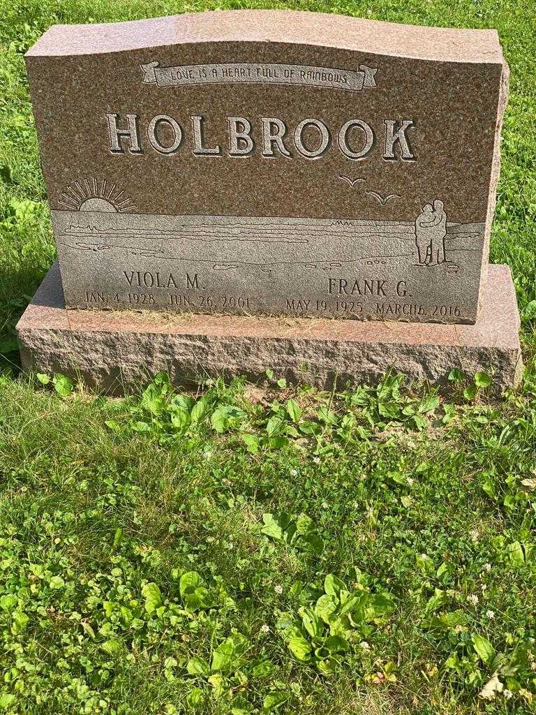 Viola M. Holbrook's grave. Photo 3