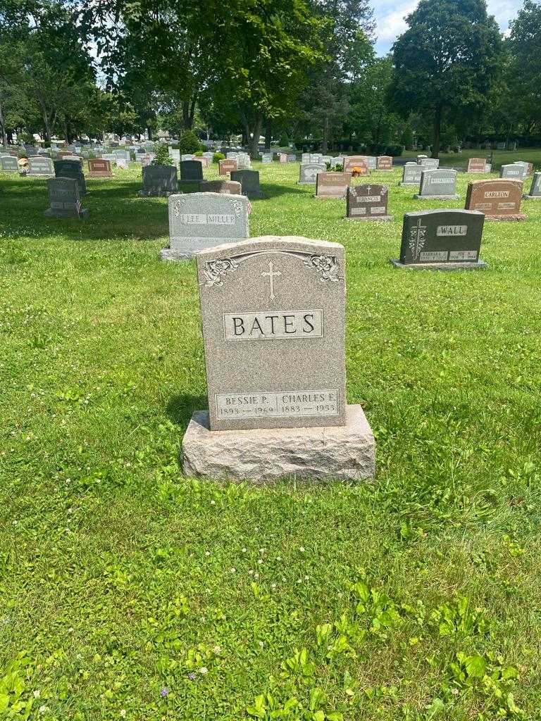 Charles E. Bates's grave. Photo 2