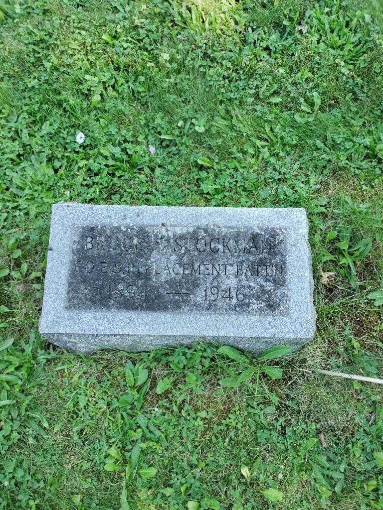 Bruce S. Stockman's grave. Photo 2