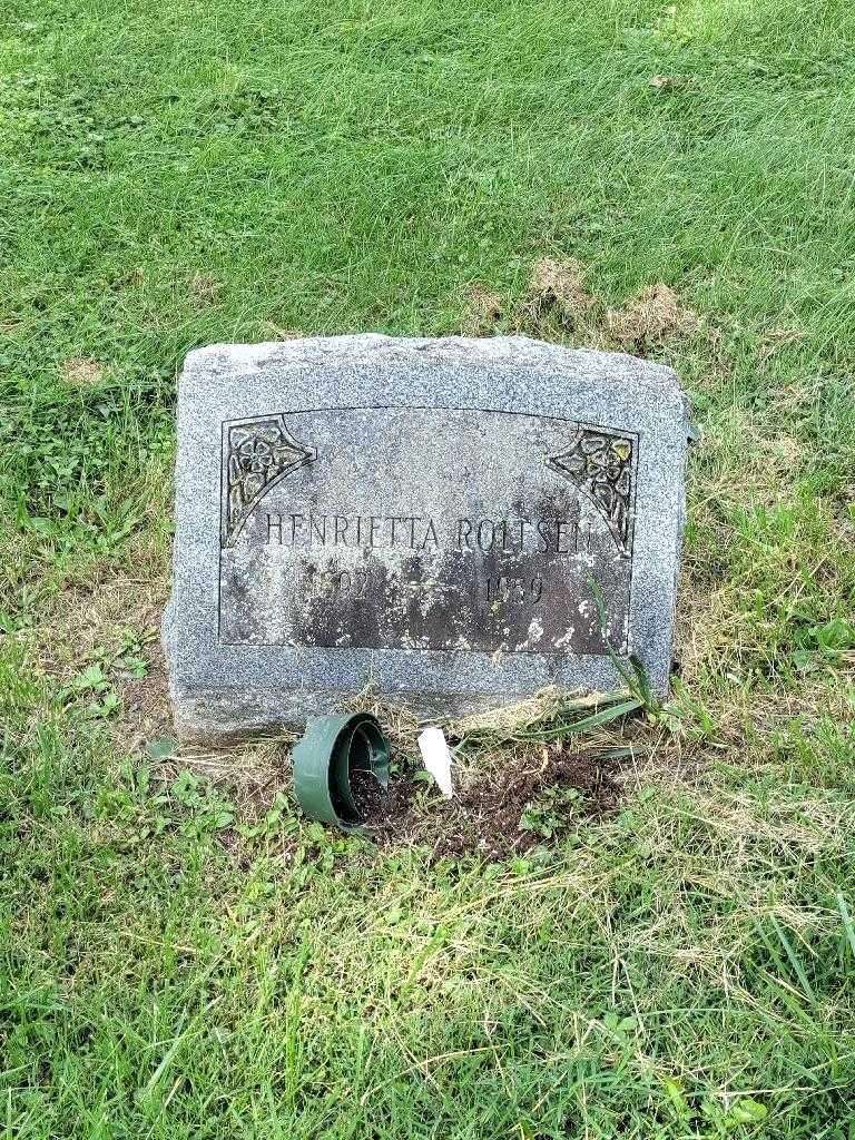 Henrietta Rolfsen's grave. Photo 2