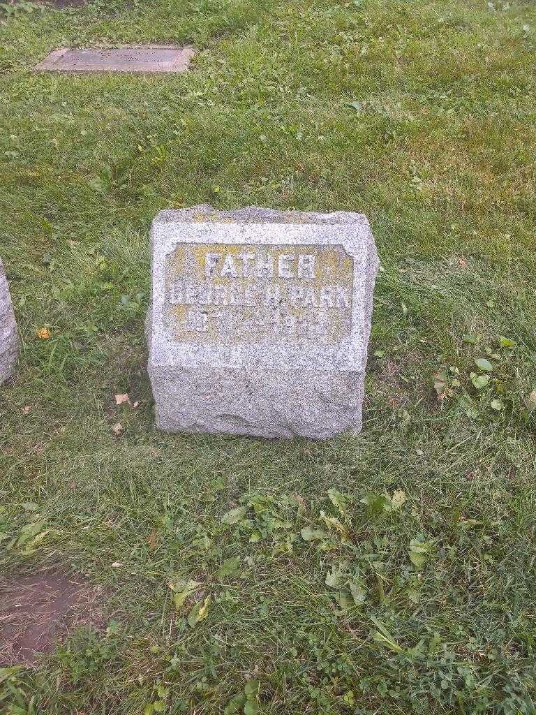 George Howard Park's grave. Photo 2