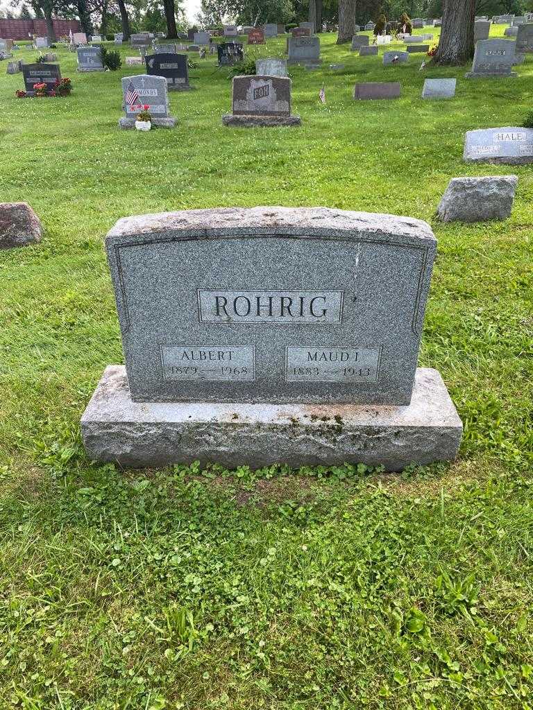 Albert Rohrig's grave. Photo 2