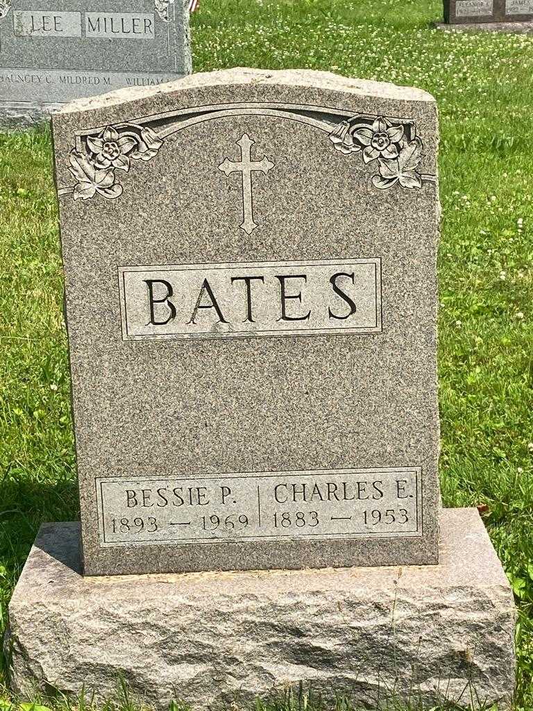 Charles E. Bates's grave. Photo 3