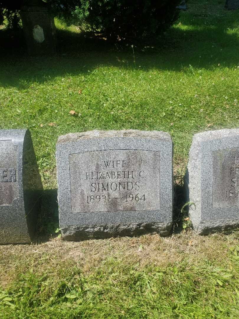 Elizabeth C. Simonds's grave. Photo 2